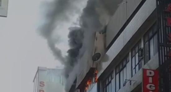 Fire Breaks Out In Pettah Building